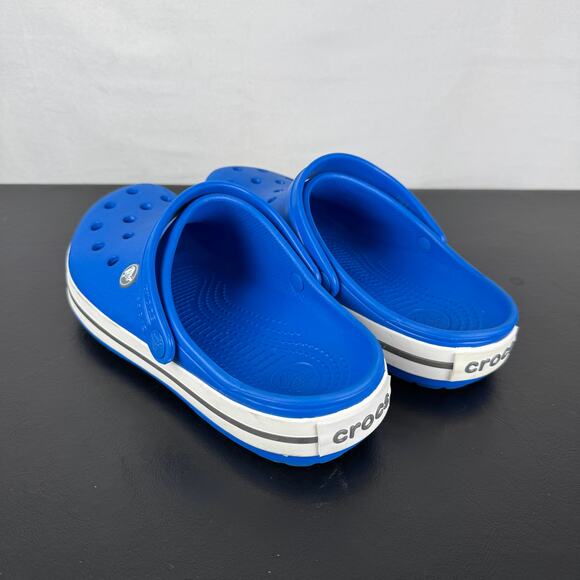 CROCS CrocBand Blue Clog Slip On Sandals Unisex Ladies Size 8 - Picture 4 of 9
